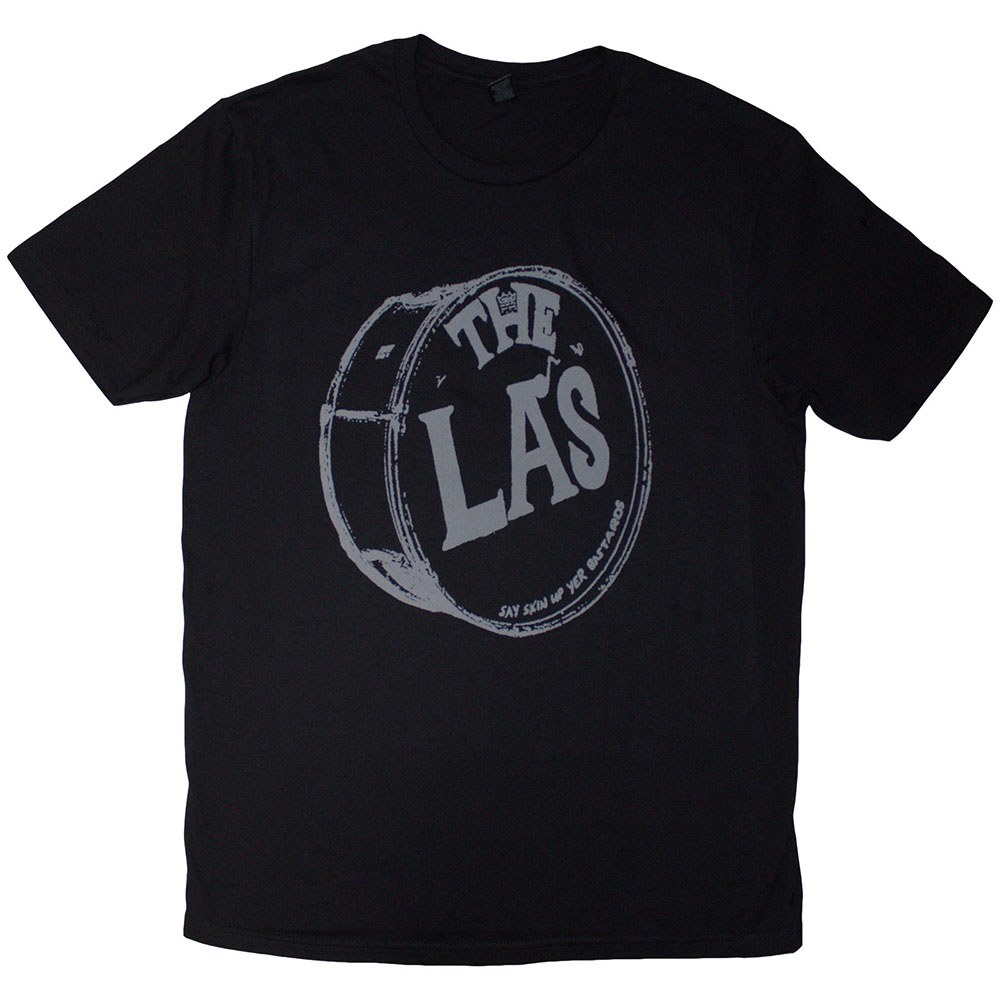 The LA's - Grey Drum Head Logo Heren Tshirt - Zwart